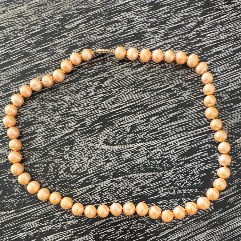 14KT 8-9MM CULTURED FRESH WATER PEARL NECKLACE